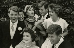 Jackie-and-the-Kennedys on their wedding day.jpg